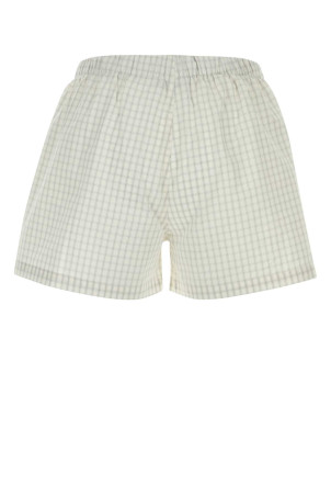 Вышитые хлопковые пижамные шорты White GIMAGUAS (BOXERSSHORTS)
