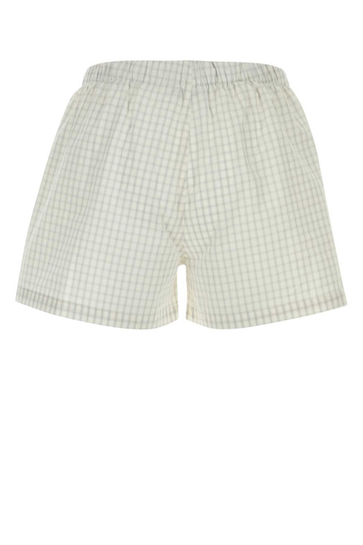 Вышитые хлопковые пижамные шорты White GIMAGUAS (BOXERSSHORTS)