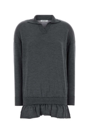 Dark grey wool Fille sweater Brown GIMAGUAS (FILLEJUMPER)