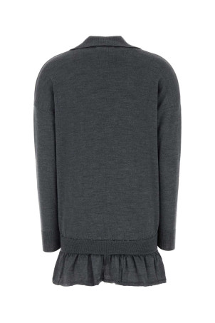 Dark grey wool Fille sweater Brown GIMAGUAS (FILLEJUMPER)