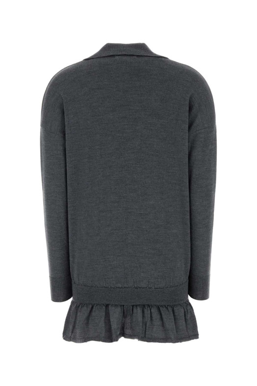 Dark grey wool Fille sweater Brown GIMAGUAS (FILLEJUMPER)