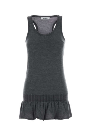 Dark grey wool Fille mini dress Gray GIMAGUAS (FILLEMINIDRESS)