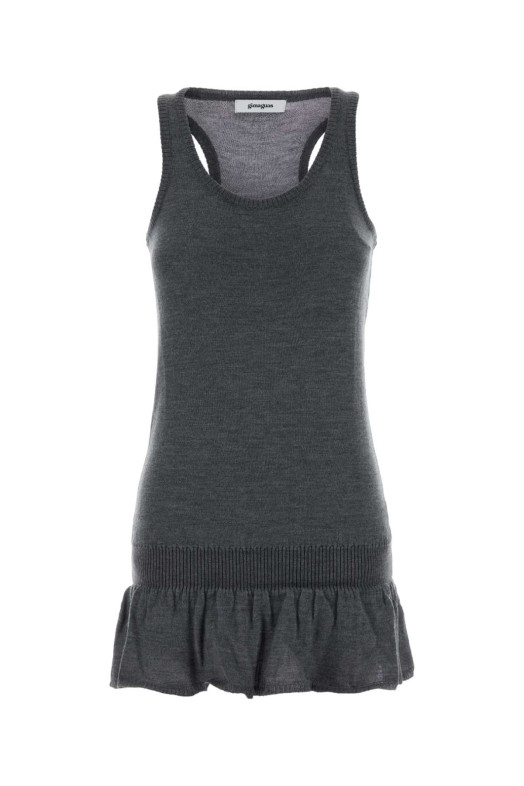 Dark grey wool Fille mini dress Gray GIMAGUAS (FILLEMINIDRESS)
