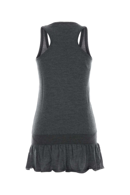 Dark grey wool Fille mini dress Gray GIMAGUAS (FILLEMINIDRESS)