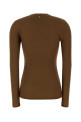 Brown lyocell t-shirt AMI (FTS332JE0129)