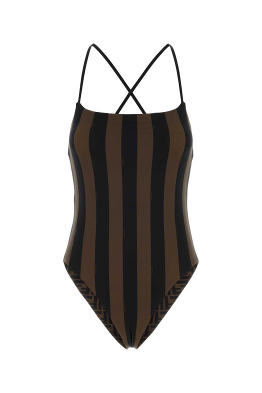 Printed LycraÂ® reversbile swimsuit FENDI (FXBA27AQBY)
