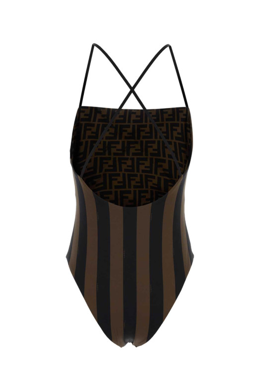 Printed LycraÂ® reversbile swimsuit FENDI (FXBA27AQBY)