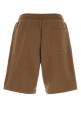 Коричневые хлопковые бермуды AMI (HSO803747) AMI PARIS