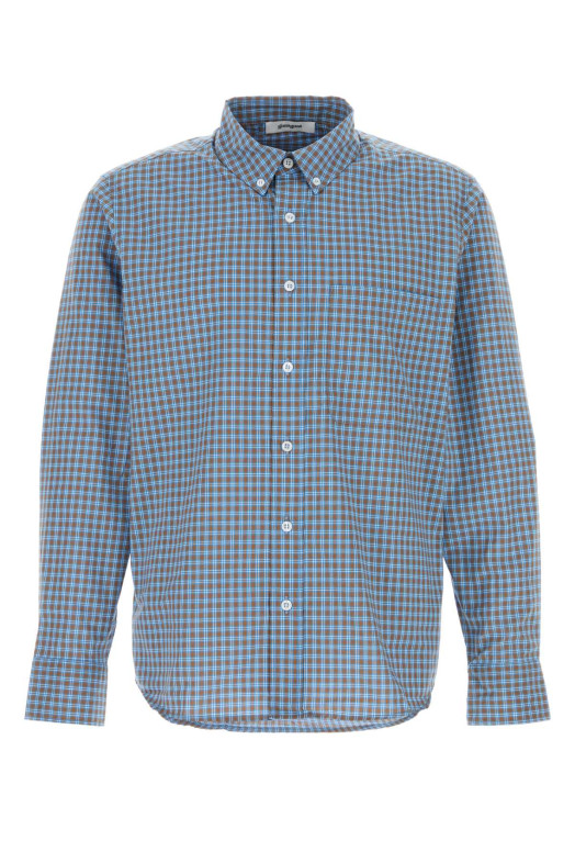 Embroidered poplin Jeremy shirt Blue GIMAGUAS (JEREMYLSSHIRT)