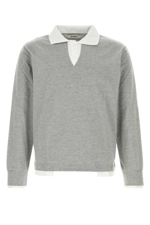 Grey cotton Luis polo shirt Gray GIMAGUAS (LUISLSPOLO)