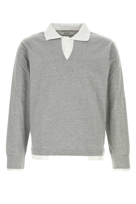 Grey cotton Luis polo shirt Gray GIMAGUAS (LUISLSPOLO)