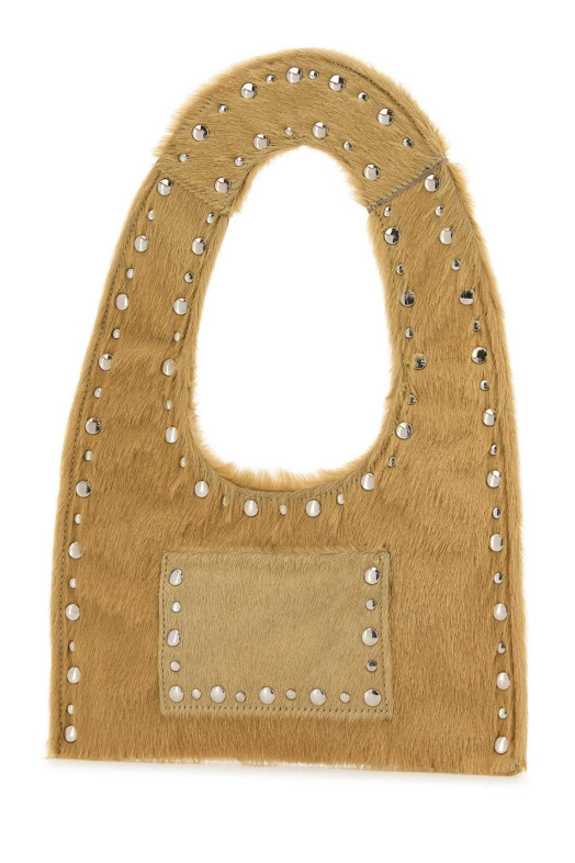 Beige calf hair mini Franca handbag Beige GIMAGUAS (MINIFRANCAPONNYBAG)