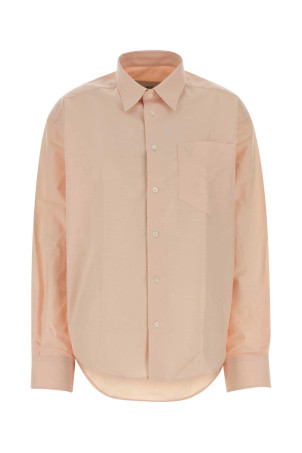 Pastel pink oxford shirt AMI (USH766CO0031)