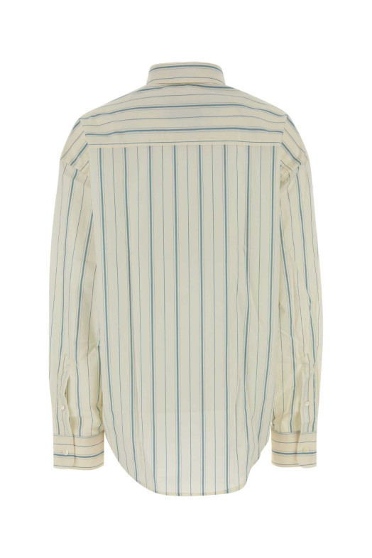 Рубашка-оверсайз из поплина с вышивкой AMI (USH773CO0134) AMI PARIS