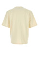 Cream cotton t-shirt AMI (UTS341726)
