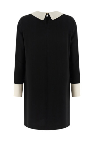 'Golfo' dress Black-grey