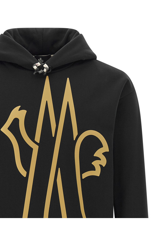 Толстовка с капюшоном Polartec® Черная MONCLER GRENOBLE K20978G00028899IG999