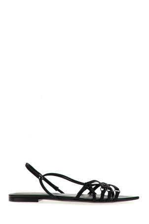 Атласні та шкіряні сандалі Чорні NENSI DOJAKA ND24SSPCW42020ABLACK