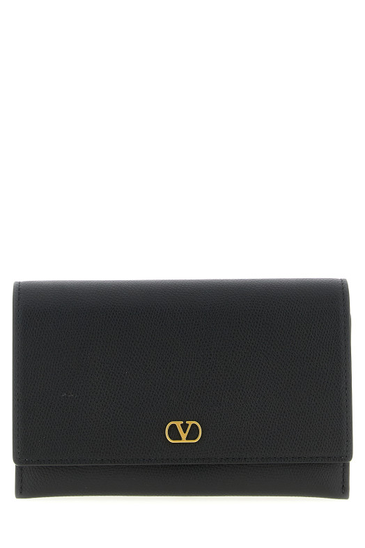 Кошелек на цепочке Valentino Garavani VLogo Black W0P0AT7SNP0NO