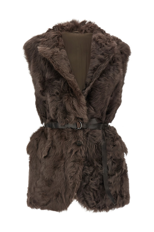 Жилет «Wavy» коричневый MPCHK7498C4408