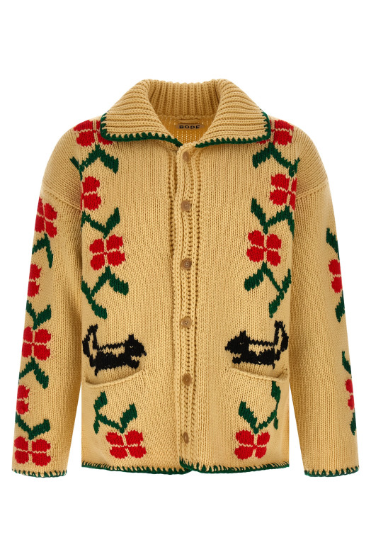 'Pirate Ship' cardigan Beige