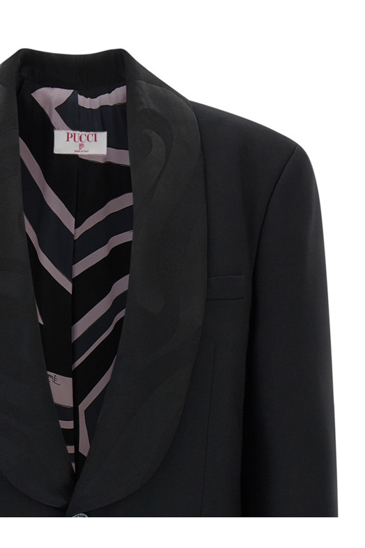 Однобортный блейзер «Labirinto» Черный 5URB055U606999