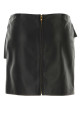 Black leather mini skirt VERSACE (10203291A14722)