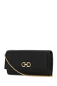 Black leather Gancini wallet Black SALVATORE FERRAGAMO (220636770374)
