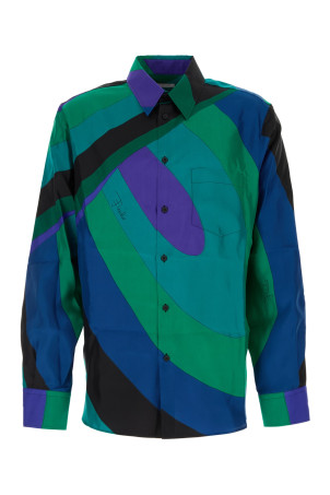 CAMICIA UOMO - SILK TWILL Gray EMILIO PUCCI (5HRJ955H851)