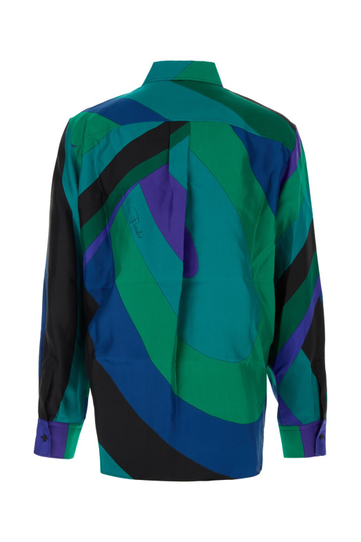 CAMICIA UOMO - SILK TWILL Gray EMILIO PUCCI (5HRJ955H851)