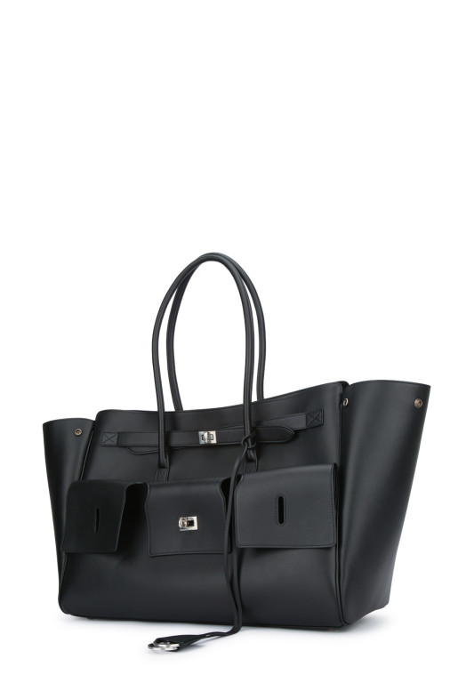 BEL AIR CARRY ALL L Черный BALENCIAGA (8258342ABAW)