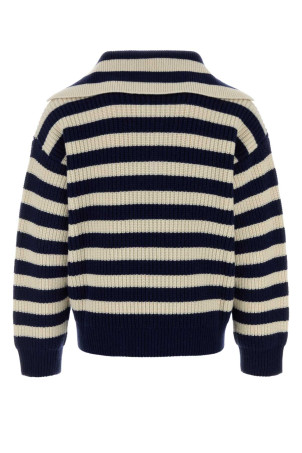 Embroidered wool blend polo shirt BOTTEGA VENETA (830423V5LP0)