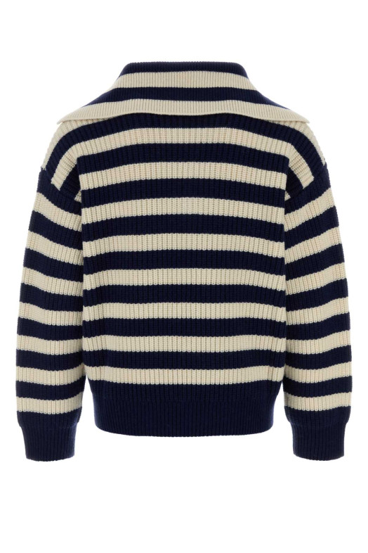 Embroidered wool blend polo shirt BOTTEGA VENETA (830423V5LP0)