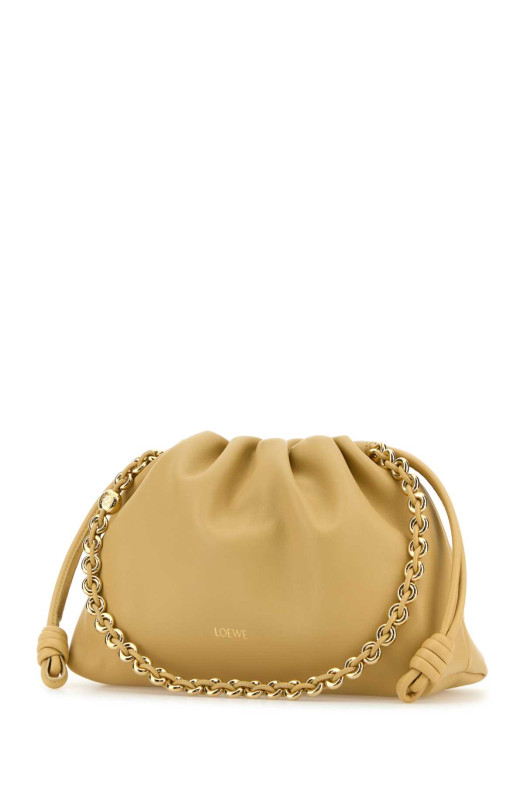 Cream nappa leather medium Flamenco clutch LOEWE (A411FCRX02)