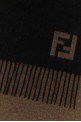 Черный шарф из шерстяной смеси FENDI (FXS734AYBF)