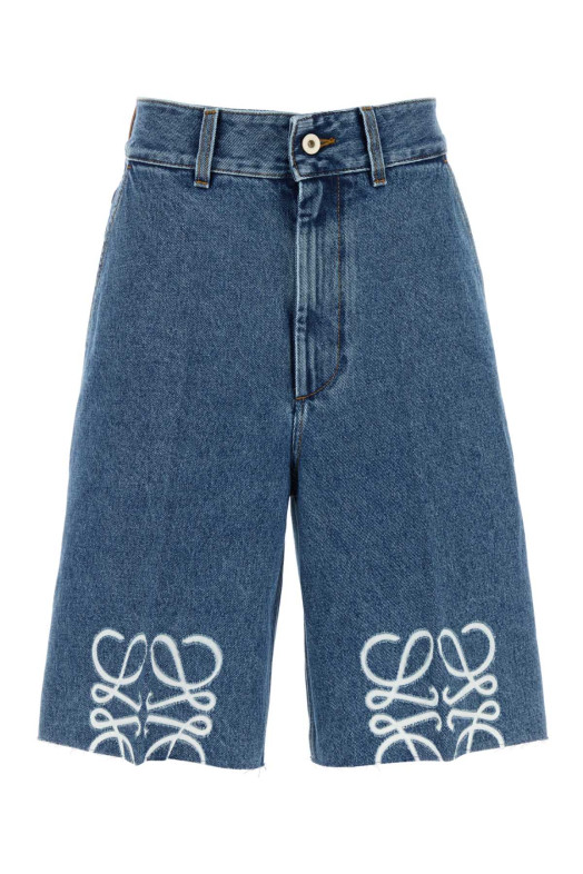 Джинсовые бермуды LOEWE (S359Y11XB9)