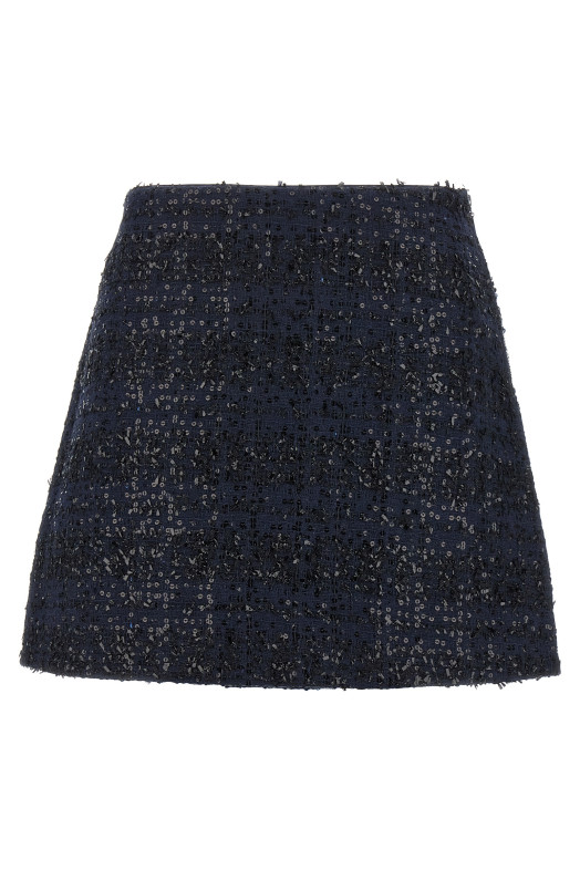 Юбка «Bouclé Mini» Синяя 11419817251725