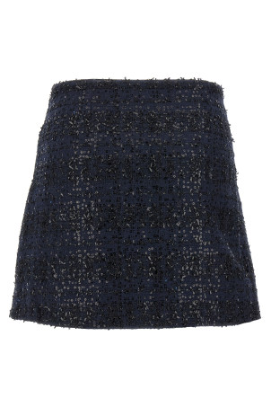 Юбка «Bouclé Mini» Синяя 11419817251725