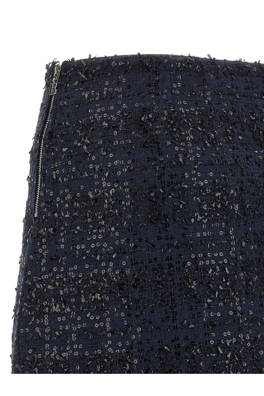 Юбка «Bouclé Mini» Синяя 11419817251725