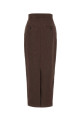 Brown cotton Pianosa skirt MAX MARA (2511101013600)
