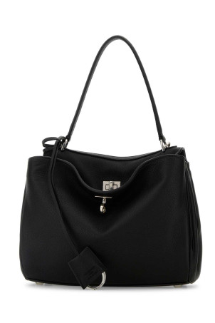 Black leather small Rodeo handbag Black BALENCIAGA (7897792ABV6)