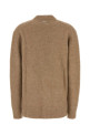Оверсайз-кардиган из смеси альпаки и верблюжьей шерсти, бежевый SALVATORE FERRAGAMO (112892777622)