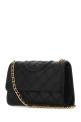 Black leather Fleming shoulder bag TORY BURCH (137301)