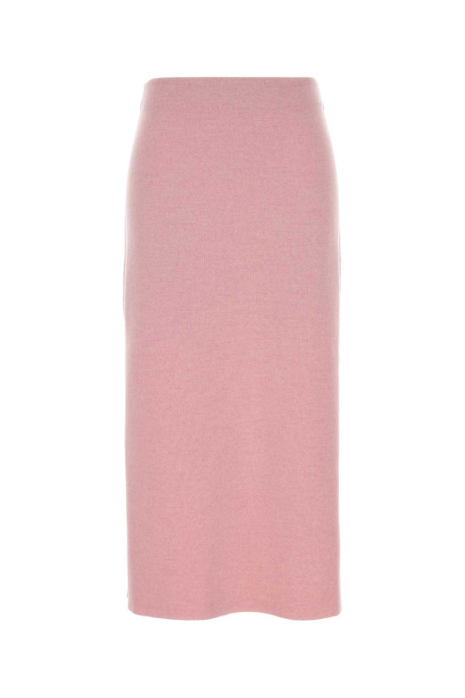 Pink wool blend skirt KHAITE (18079727K727)