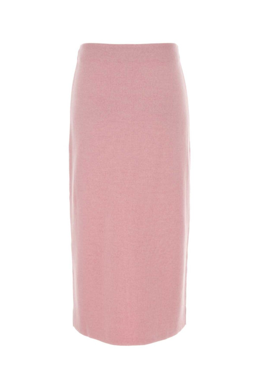 Pink wool blend skirt KHAITE (18079727K727)