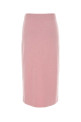 Pink wool blend skirt KHAITE (18079727K727)