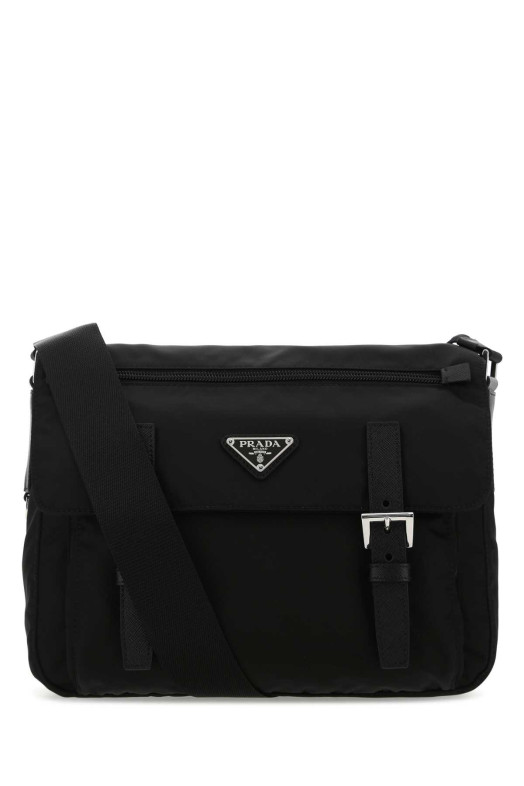 Black Re-Nylon crossbody bag Black PRADA (1BD953VB1MRV44)