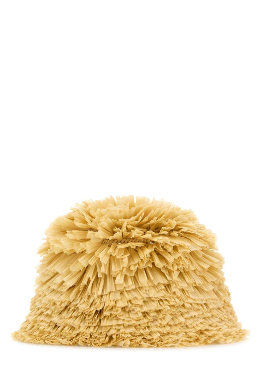 Embellished raffia bucket hat PRADA (1HC1372HG2)