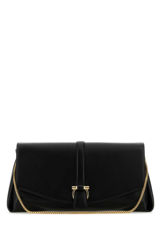 Black leather large crossbody bag Black SALVATORE FERRAGAMO (219806777240)