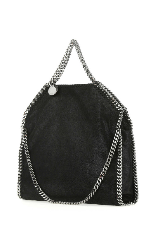 Black shaggy deer medium Falabella handbag Black STELLA McCARTNEY (234387W9132)